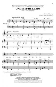 One Step He Leads von Pepper Choplin 