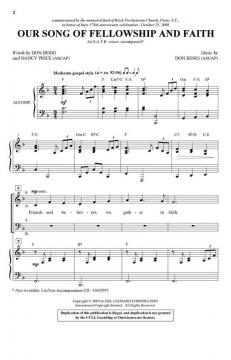 Our Song of Fellowship and Faith 