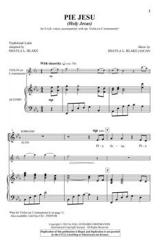 Pie Jesu Holy Jesus von Shayla L. Blake 