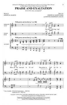 Praise and Exaltation von David Angerman 