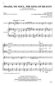 Praise, My Soul, the King of Heaven von Stan Pethel 
