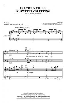 Precious Child, So Sweetly Sleeping von Stacey Nordmeyer 