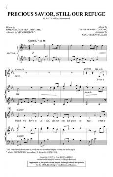 Precious Savior, Still Our Refuge von Vicki Bedford 