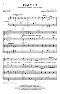 Psalm 113 von Joey Hoelscher 