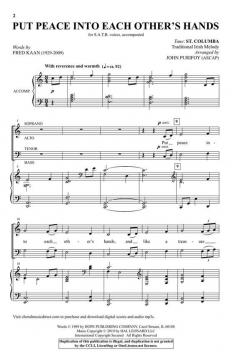 Put Peace into Each Other's Hands 