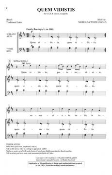 Quem Vidistis von Nicholas White 