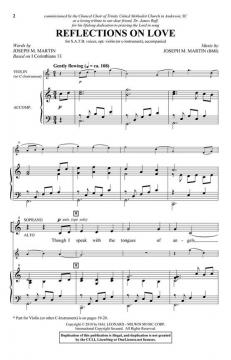 Reflections on Love von Joseph M. Martin 