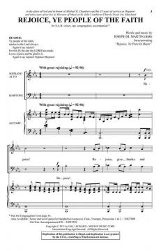 Rejoice, Ye People of the Faith von Joseph M. Martin 