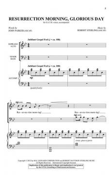 Resurrection Morning, Glorious Day von Robert Sterling 