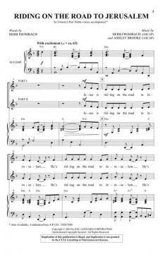 Riding on the Road to Jerusalem von Herb Frombach 