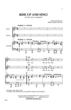 Rise Up and Sing! von Greg Gilpin 
