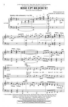 Rise Up! Rejoice! von Joseph M. Martin 