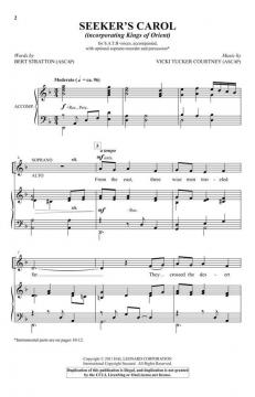 Seeker's Carol von Vicki Tucker Courtney 