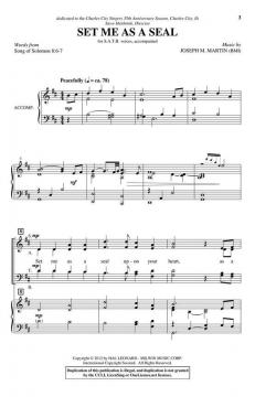 Set Me as a Seal von Joseph M. Martin 