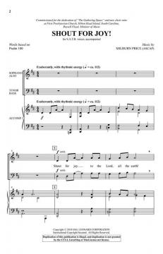Shout for Joy! von Milburn Price 