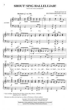 Shout! Sing Hallelujah! von Heather Sorenson 