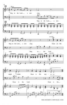 Sing and Shout a New Psalm von Joseph M. Martin 