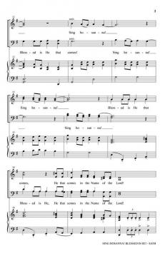 Sing Hosanna! Blessed Is He! 