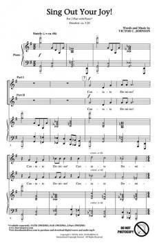 Sing Out Your Joy von Victor C. Johnson 