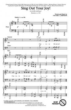 Sing Out Your Joy von Victor C. Johnson 