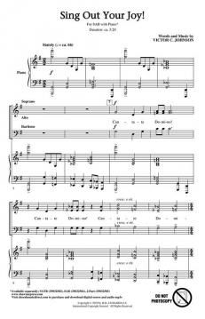 Sing Out Your Joy von Victor C. Johnson 