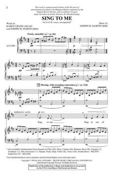 Sing to Me von Joseph M. Martin 