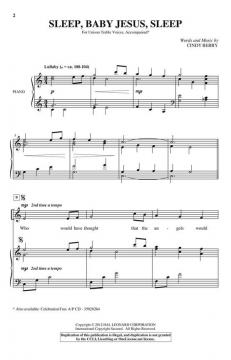 Sleep, Baby Jesus, Sleep von Cindy Berry 