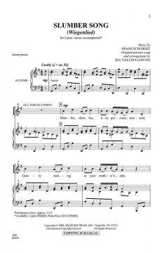 Slumber Song von Franz Schubert 