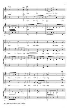 So Take This Song of Joy 