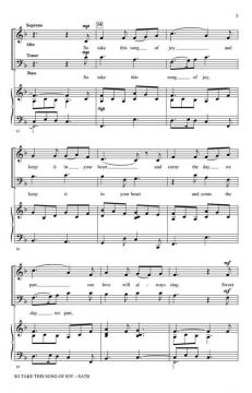 So Take This Song of Joy 