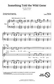 Something Told the Wild Geese von Greg Gilpin 