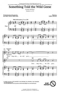 Something Told the Wild Geese von Greg Gilpin 