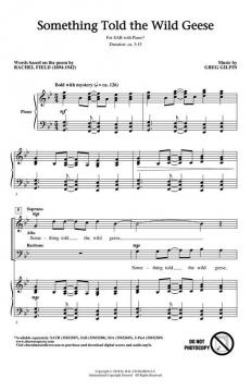 Something Told the Wild Geese von Greg Gilpin (Download) 