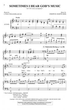 Sometimes I Hear God's Music von Joseph M. Martin 