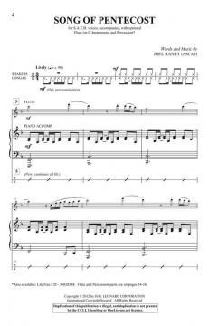Song of Pentecost von Joel Raney 
