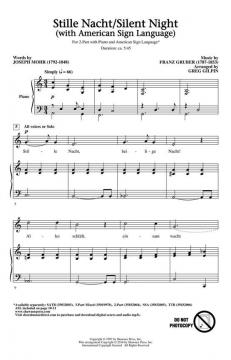 Stille Nacht/Silent Night von Franz Xaver Gruber 
