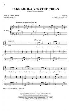 Take Me Back to the Cross von Stan Pethel 