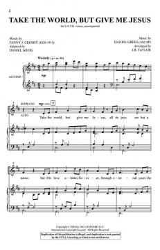 Take the World, but Give Me Jesus von Daniel Greig 