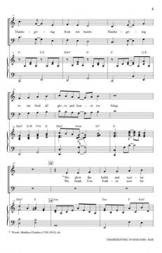 Thanksgiving to Our God von James Barnard 