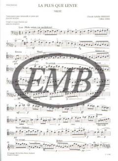 La plus que lente von Claude Debussy 