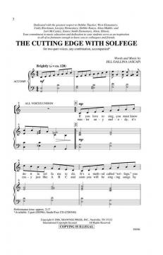 The Cutting Edge with Solfege von Jill Gallina 