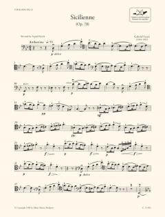 Sicilienne von Gabriel Fauré 