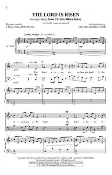 The Lord Is Risen von J. Paul Williams (Download) 
