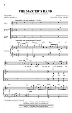 The Master's Hand von Tom Eggleston (Download) 