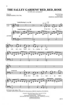 The Salley Gardens' Red, Red Rose 