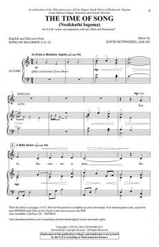 The Time of Song von David Schwoebel 