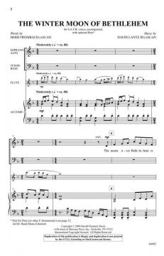 The Winter Moon of Bethlehem von David Lantz III 
