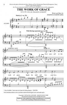 The Work of Grace von Joseph M. Martin 