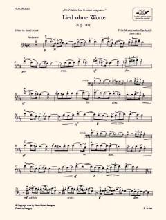 Lied ohne Worte von Felix Mendelssohn Bartholdy 
