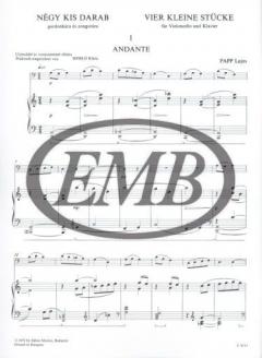 4 Little Pieces von Lajos Papp 
